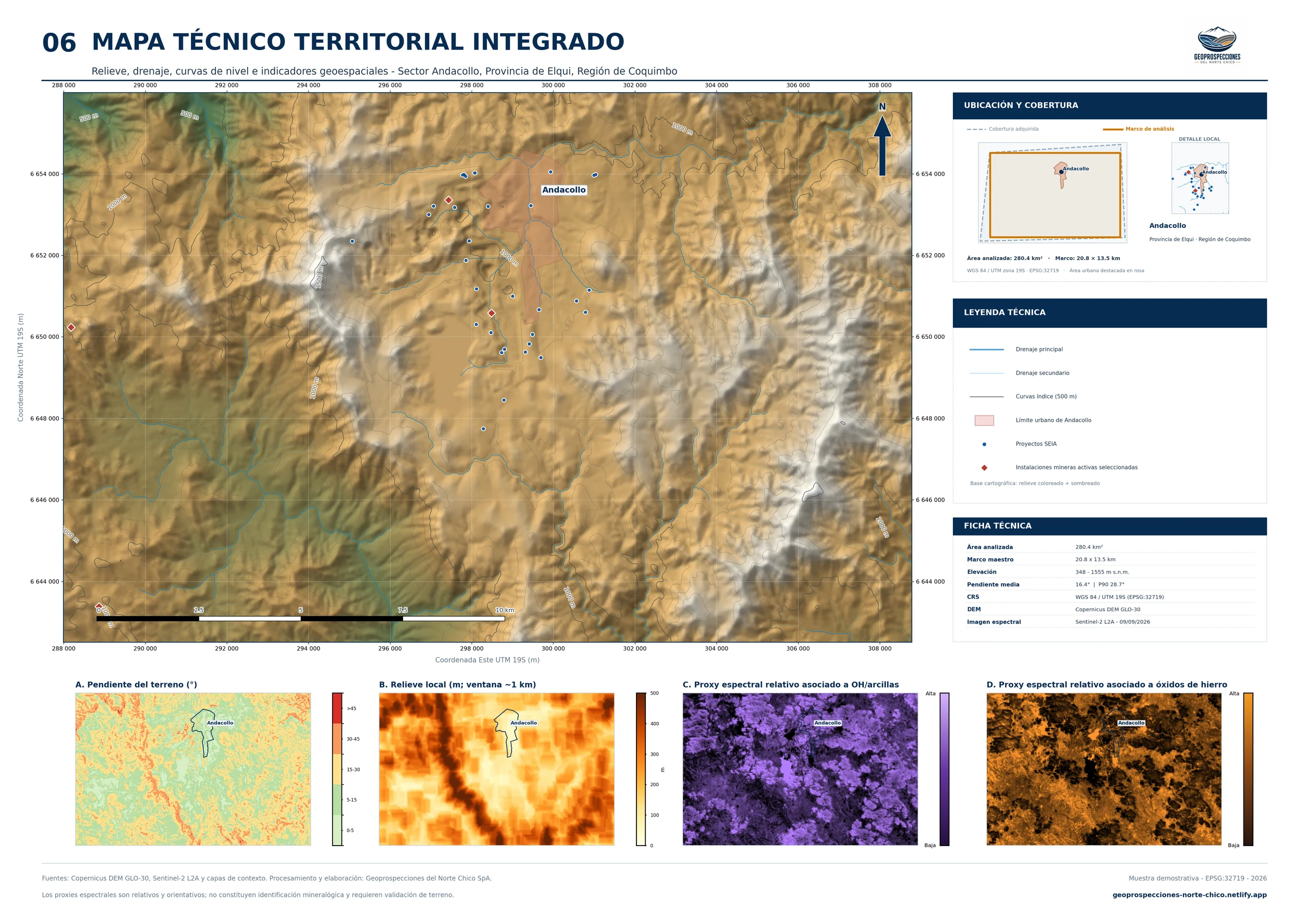 Mapa Técnico Territorial Integrado de ejemplo